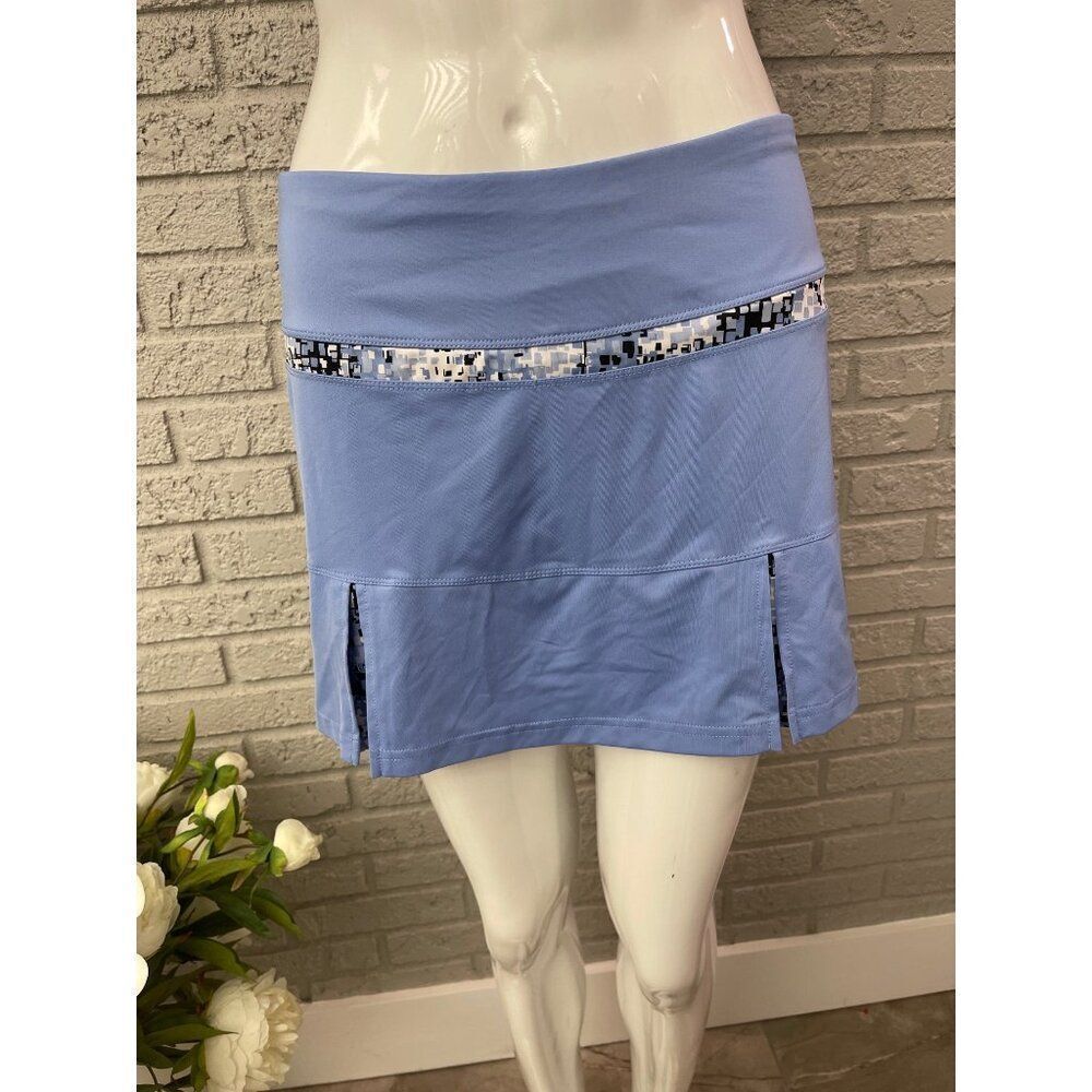 Bolle Women's Blue Pleated Gulf Tennis Athletic Skort Size L